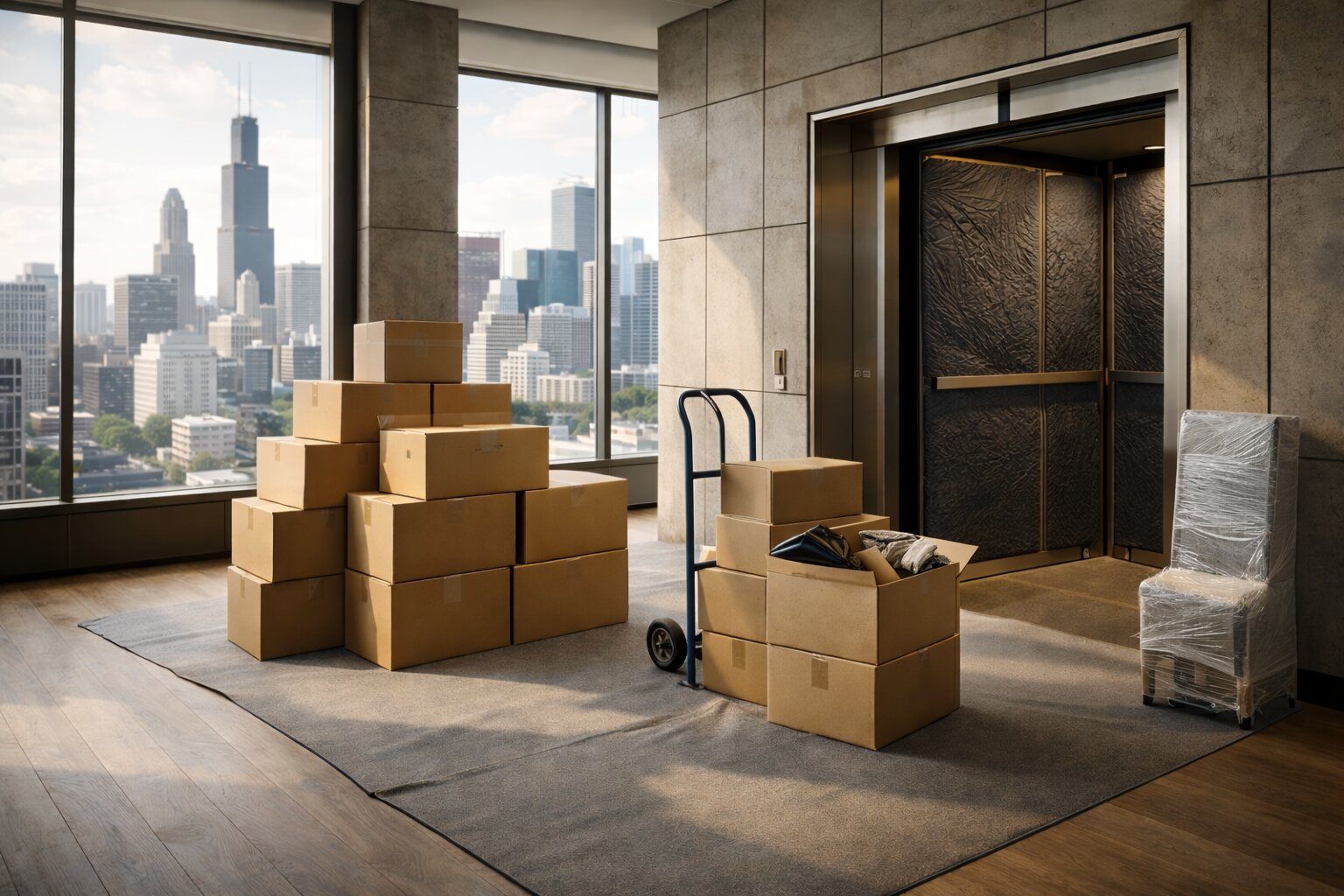 How to Move into a High-Rise Apartment in Chicago: Move4U Stress-Free Guide