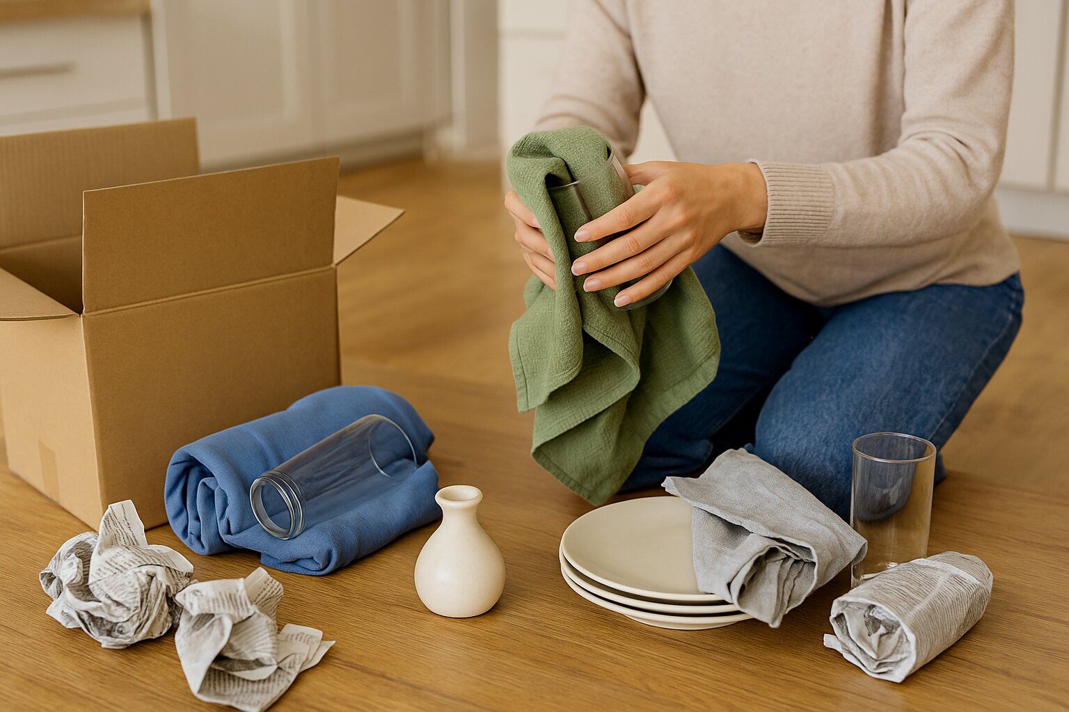 How to Pack Fragile Items Without Bubble Wrap