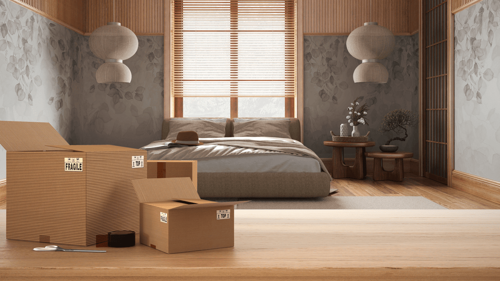 how to pack up your bedroom for moving